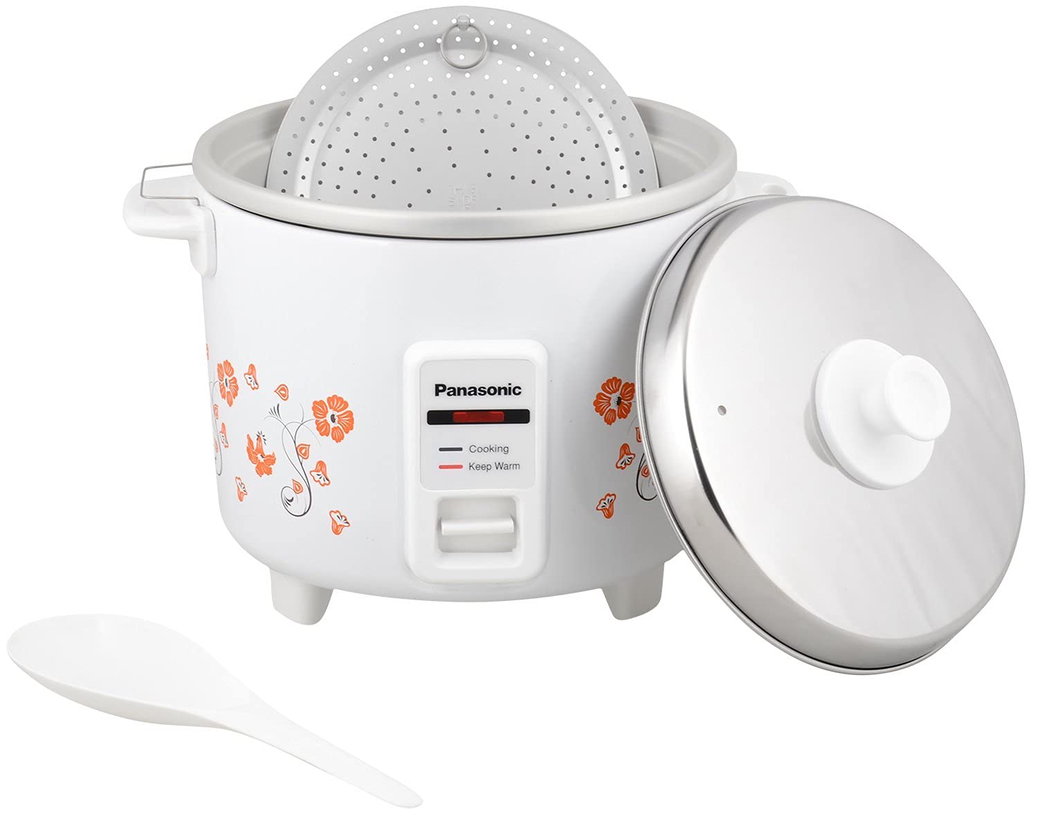 Panasonic SR-WA10H(E) 1L Rice Cooker, White - Mahajan Electronics Online