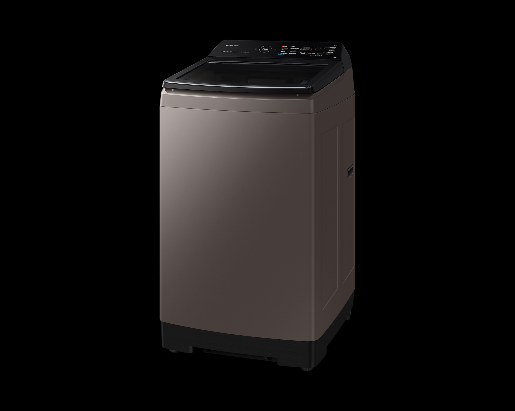 SAMSUNG 10 kg Fully Automatic Top Load Washing Machine WA10BG4686BRTL, In-built Heater, Rose Brown - Mahajan Electronics Online