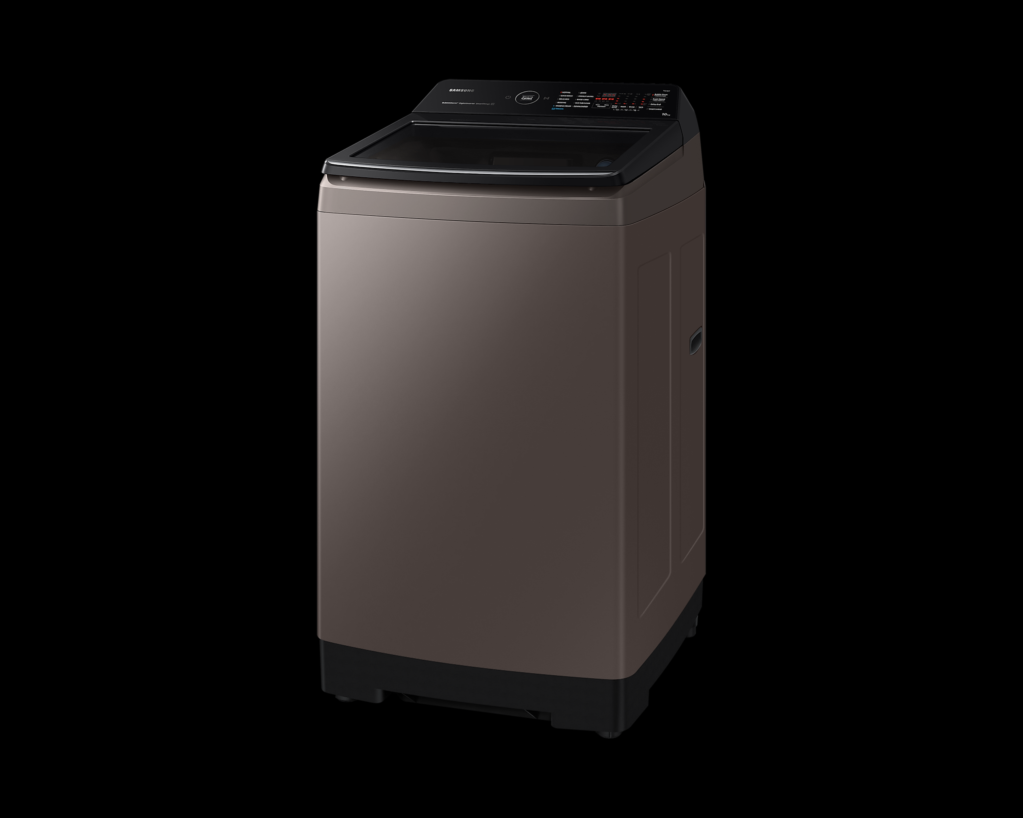 SAMSUNG 10 kg Fully Automatic Top Load Washing Machine WA10BG4686BRTL, In-built Heater, Rose Brown