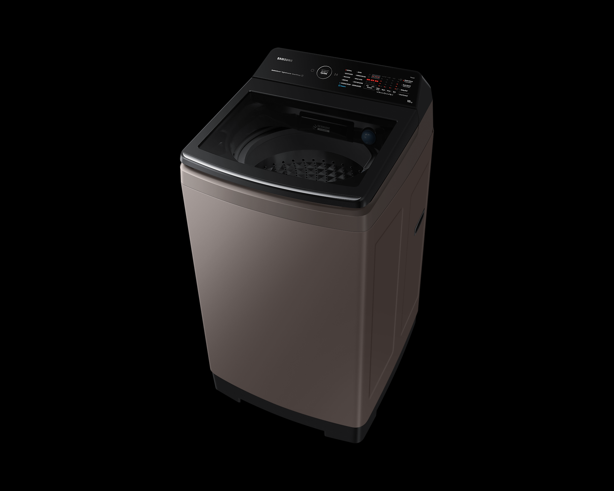 SAMSUNG 10 kg Fully Automatic Top Load Washing Machine WA10BG4686BRTL, In-built Heater, Rose Brown - Mahajan Electronics Online