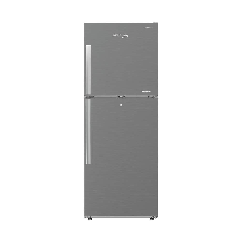 Voltas Beko RFF383IF 360 L 2 Star Inverter Frost-Free Double Door Refrigerator ( Silver) - Mahajan Electronics Online