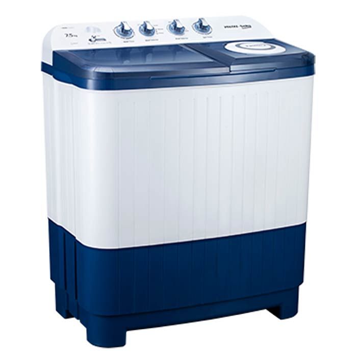 Voltas beko WTT75DBLT 7.5 kg Semi Automatic Washing Machine (Sky Blue) - Mahajan Electronics Online