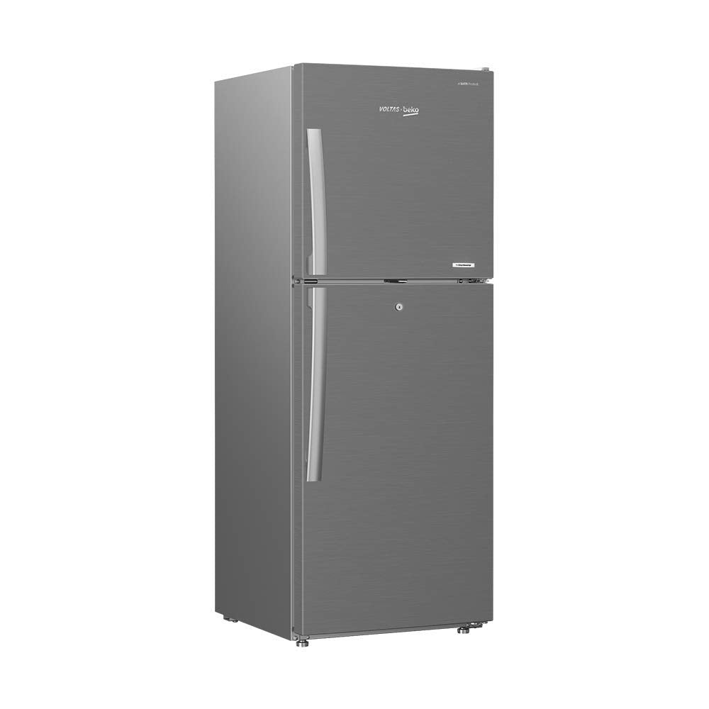 Voltas Beko RFF383IF 360 L 2 Star Inverter Frost-Free Double Door Refrigerator ( Silver) - Mahajan Electronics Online